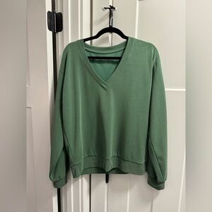 Athleta Green Blouse